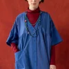 Gudrun Sjödén Artistblus "Sofia" i ekologisk bomull Blåvinge Best