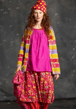 Gudrun Sjödén Blus i bomull/siden Cerise Sale