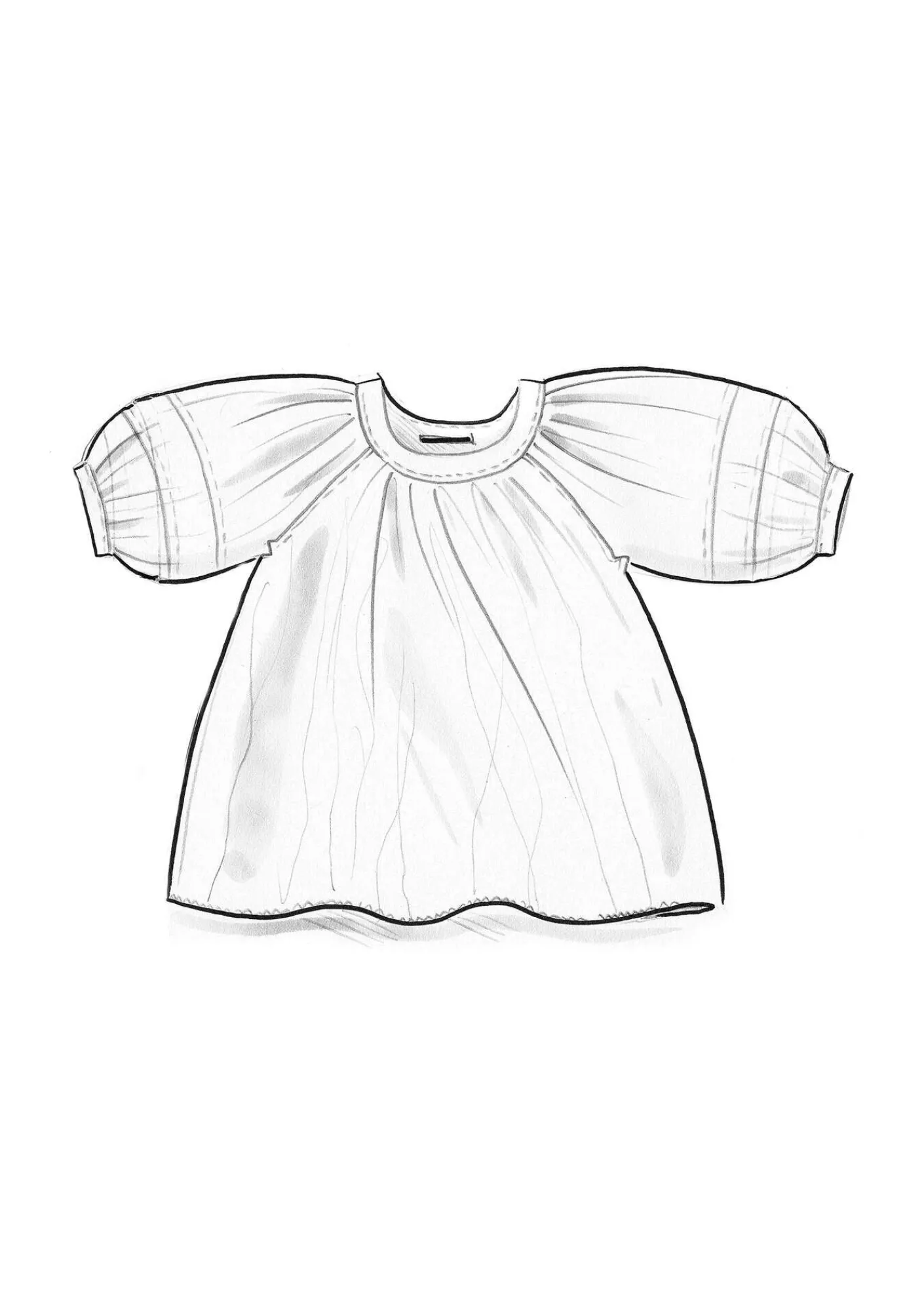 Gudrun Sjödén Blus i bomull/siden Indigoblå Fashion