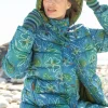 Gudrun Sjödén Dunkappa "Bhumika" återvunnen polyester/dun Indigofera Best