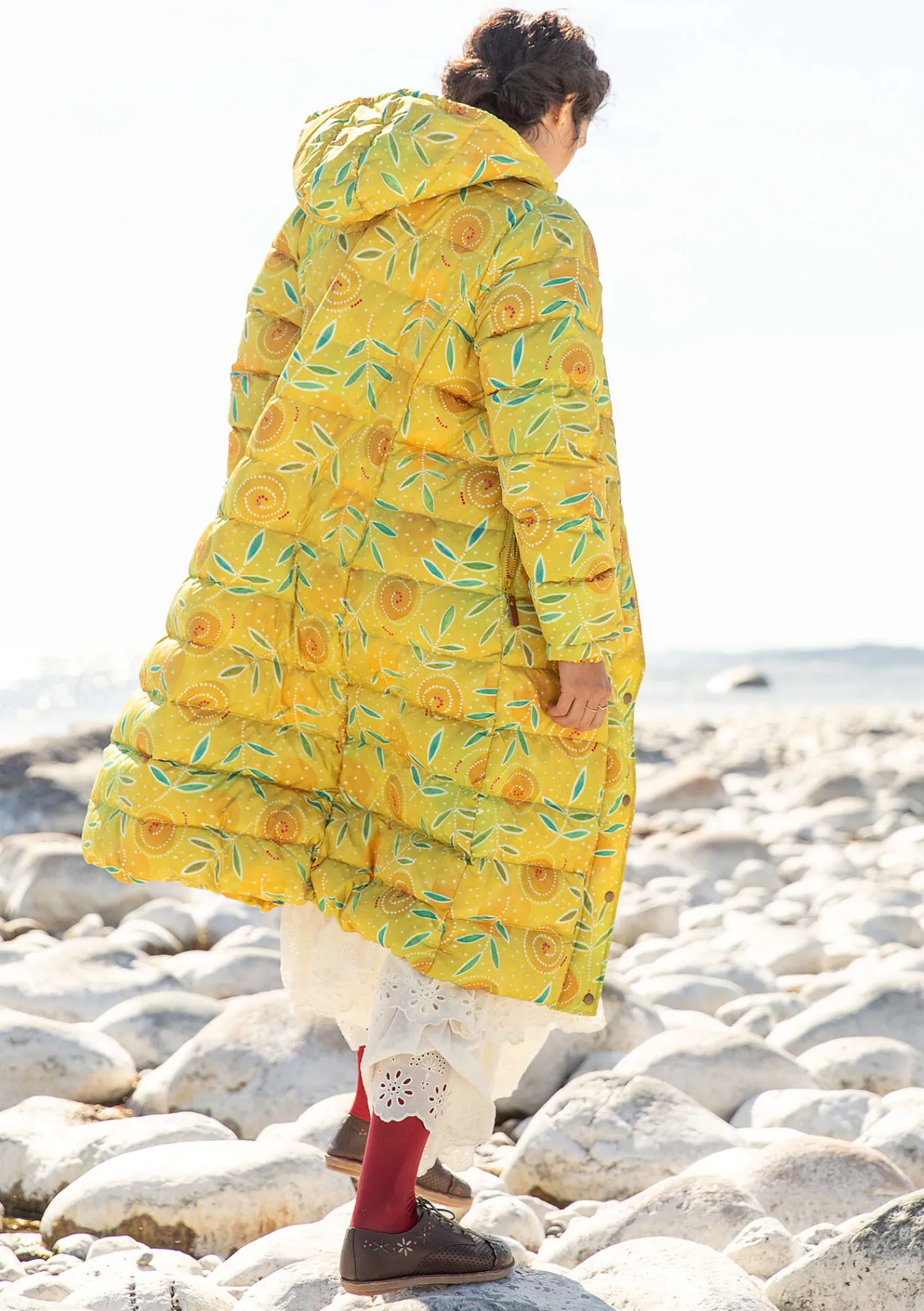 Gudrun Sjödén Dunkappa "Bhumika" återvunnen polyester/dun Ananas Fashion
