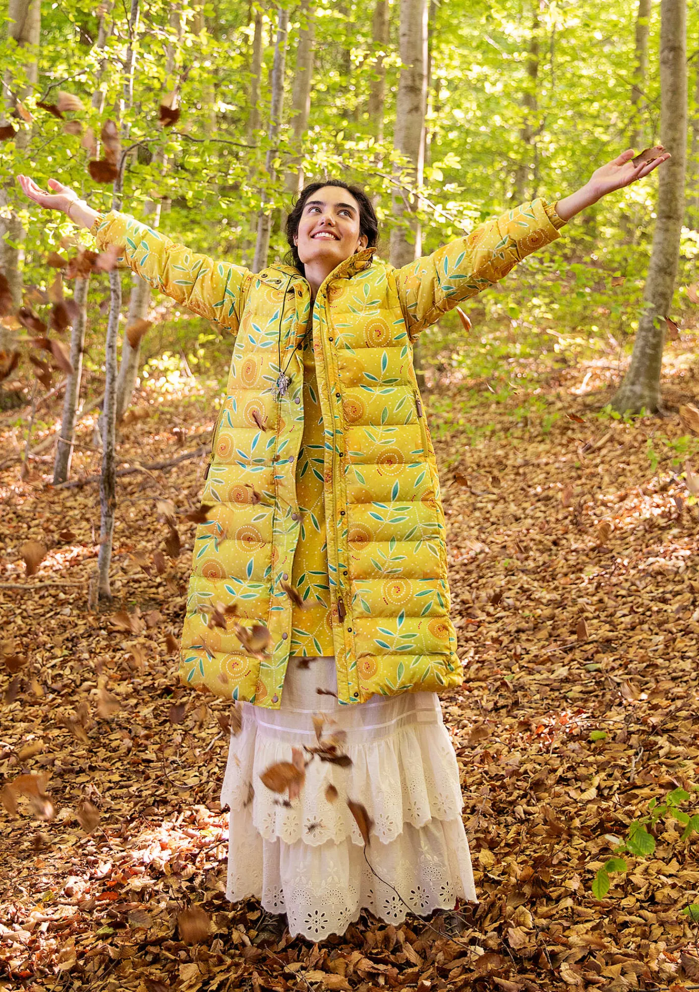 Gudrun Sjödén Dunkappa "Bhumika" återvunnen polyester/dun Ananas Fashion