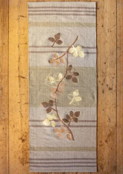 Gudrun Sjödén Gångmatta "Leaves" i ekologisk bomull Natur Clearance