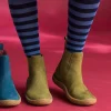 Gudrun Sjödén Känga i nubuck Mossgrön Best
