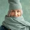Gudrun Sjödén Mössa i alpackamix Malört Best
