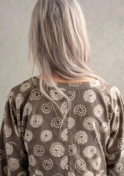 Gudrun Sjödén Omlottblus "Clay" i ekologisk bomull Kashish Fashion