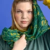 Gudrun Sjödén Sjal "Hedda" i ekologisk bomull Malakit Discount