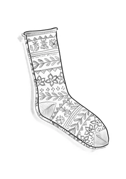 Gudrun Sjödén Socka "Twinkle" i ullfrotté Oblekt Outlet