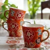 Gudrun Sjödén Temugg "Wild rose" i keramik Henna Clearance