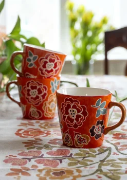 Gudrun Sjödén Temugg "Wild rose" i keramik Henna Clearance