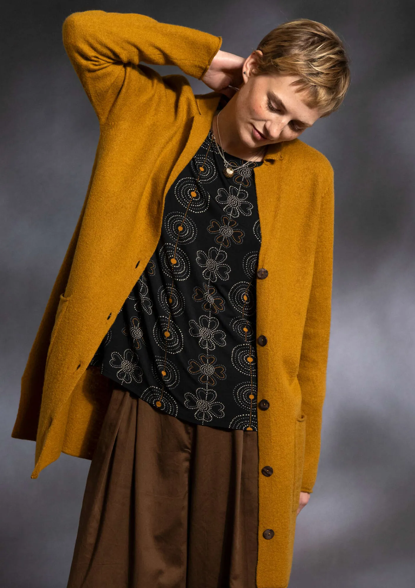 Gudrun Sjödén Top "Deco" i micromodal/elastan Svart Hot