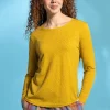 Gudrun Sjödén Top "Dot" i lyocell/elastan Dijon Fashion