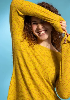 Gudrun Sjödén Top "Dot" i lyocell/elastan Dijon Fashion