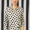 Gudrun Sjödén Top "Mika" i ekologisk bomull/modal Fjäder/svart Fashion