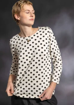 Gudrun Sjödén Top "Mix" i ekologisk bomull/modal Vanilj Clearance
