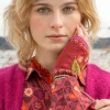 Gudrun Sjödén Torgvante "Borealis" i ekologisk och återvunnen bomull/ ull Aubergine Fashion