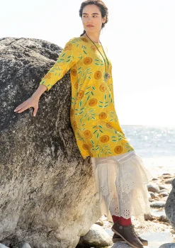 Gudrun Sjödén Trikåklänning "Bhumika" i ekologisk bomull/modal Ananas Online