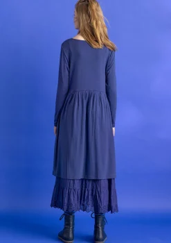 Gudrun Sjödén Trikåklänning "Helga" i lyocell/elastan Viol Clearance