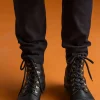 Gudrun Sjödén Trikåleggings i ekologisk bomullsrib Svart Discount