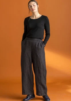 Gudrun Sjödén Trikåtop "Helga" i lyocell/elastan Svart New