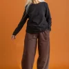 Gudrun Sjödén Trikåtop "Ylva" i ekologisk bomull/elastan Svart Fashion