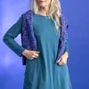 Gudrun Sjödén Trikåtunika "Tyra" i ekologisk bomull/modal Mörkpetrol Clearance