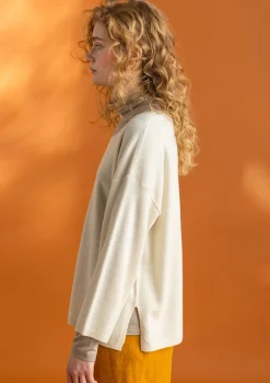 Gudrun Sjödén Tröja i ekologisk ull Ofärgad Fashion