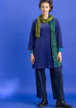 Gudrun Sjödén Velourtunika i ekologisk bomull/återvunnen polyester Viol Discount