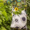 Gudrun Sjödén Väska "Sunflower" i ekologisk bomull/lin Oblekt Fashion