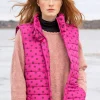 Gudrun Sjödén Väst "Susan" i återvunnen polyester Cerise Outlet