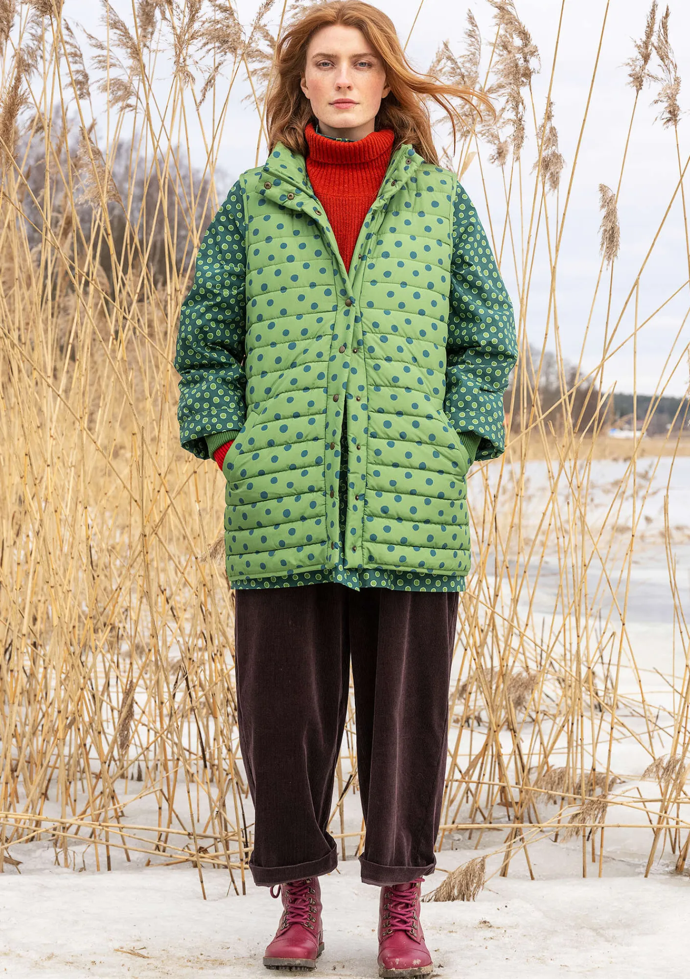 Gudrun Sjödén Väst "Susan" i återvunnen polyester Kaktus Discount